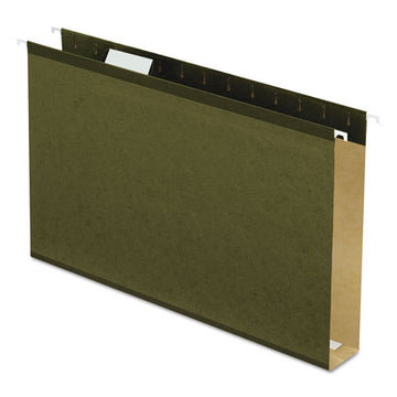 Pendaflex® Extra Capacity Reinforced Hanging File Folders With Box Bottom, Legal Size, 1-5-cut Tab, Standard Green, 25-box freeshipping - TVN Wholesale